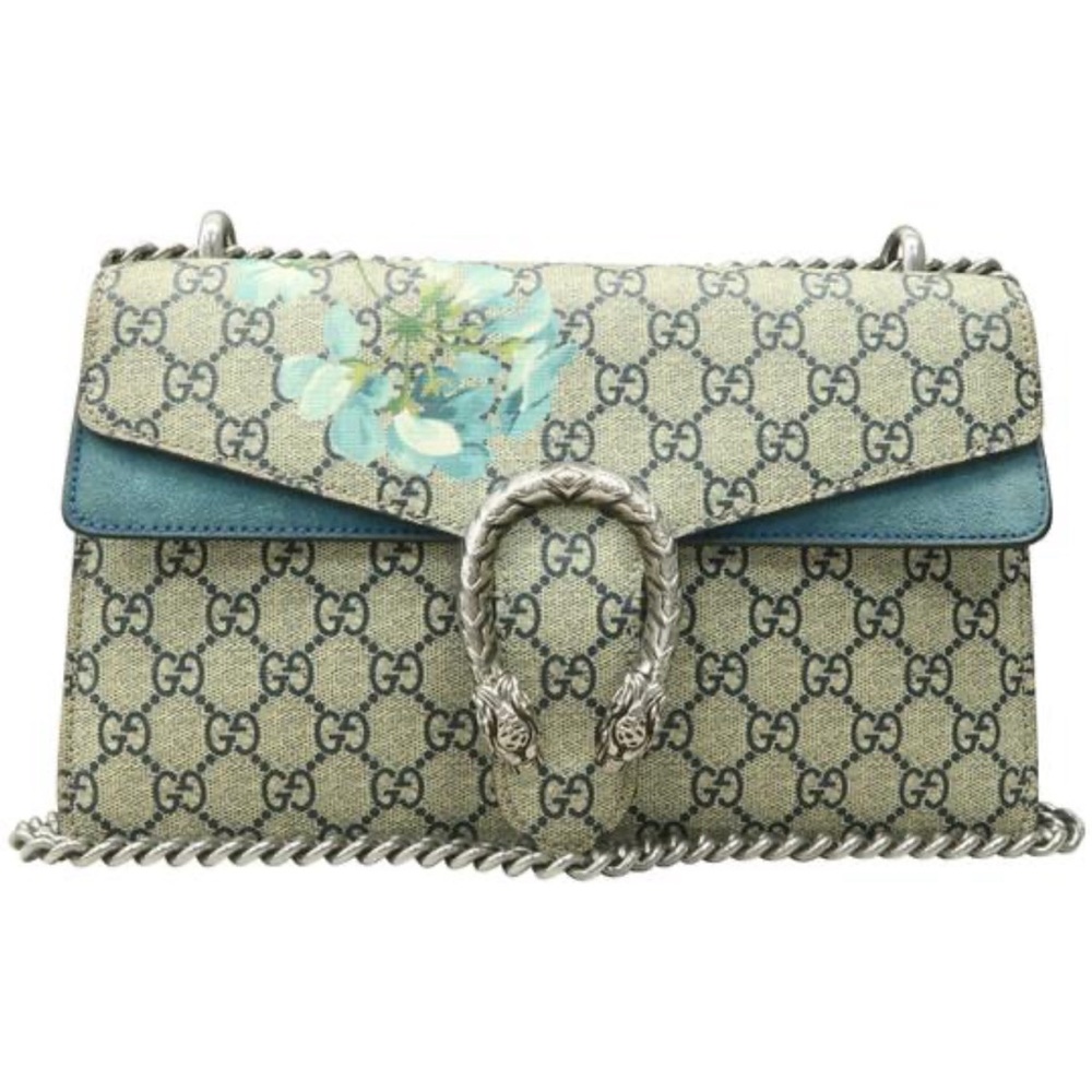 Gucci Dionysus Small with blue flowers monogram